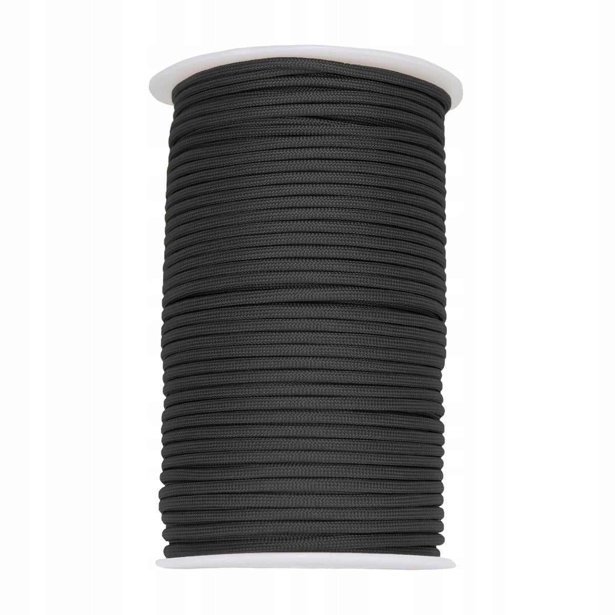 Nylon cable PARACORD 4MM BLACK per meter