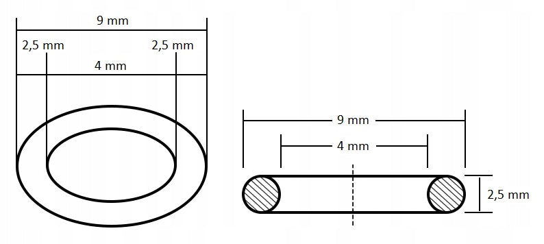 O-rings Mute for Mechanical Keyboard O ring 2,5 mm + Keycap Puller Packaging status original
