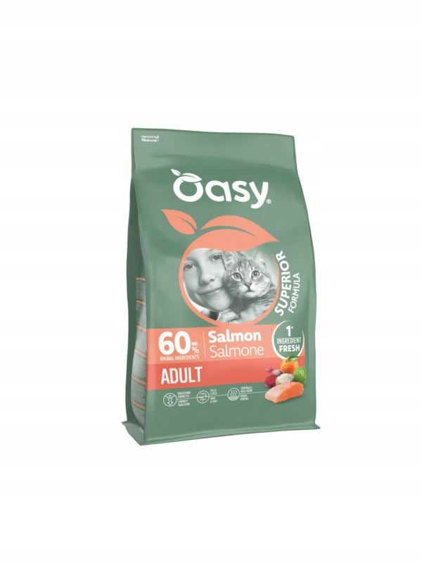 OASY DRY CAT ADULT - SALMON 1,5KG