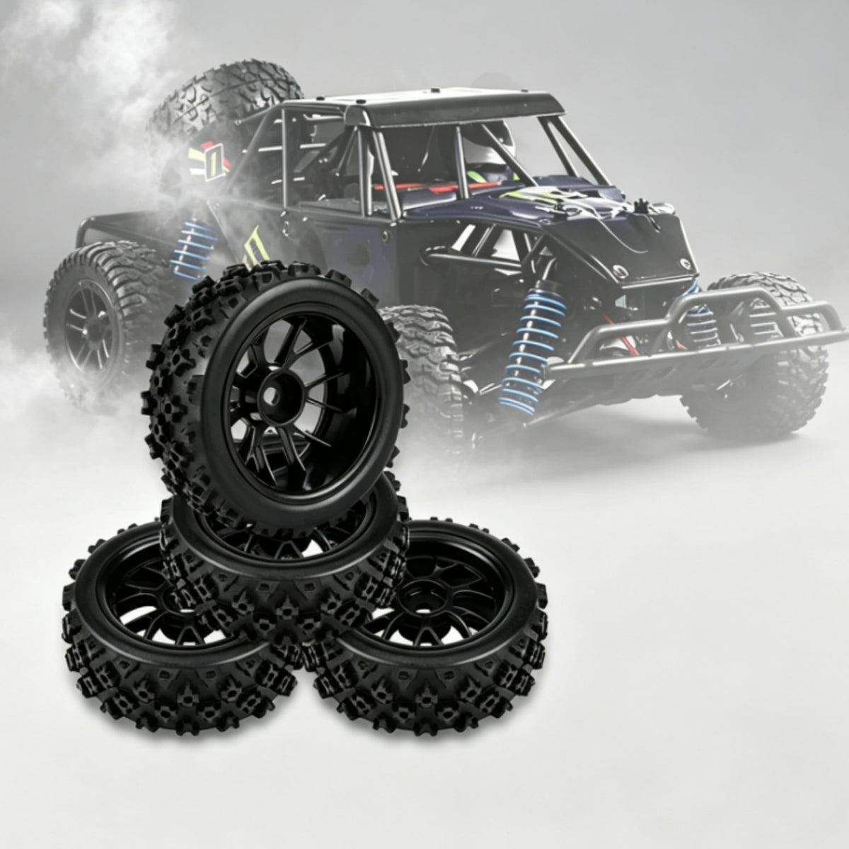 OFF-ROAD RACING TIRES PIECES 4 TIRES SET