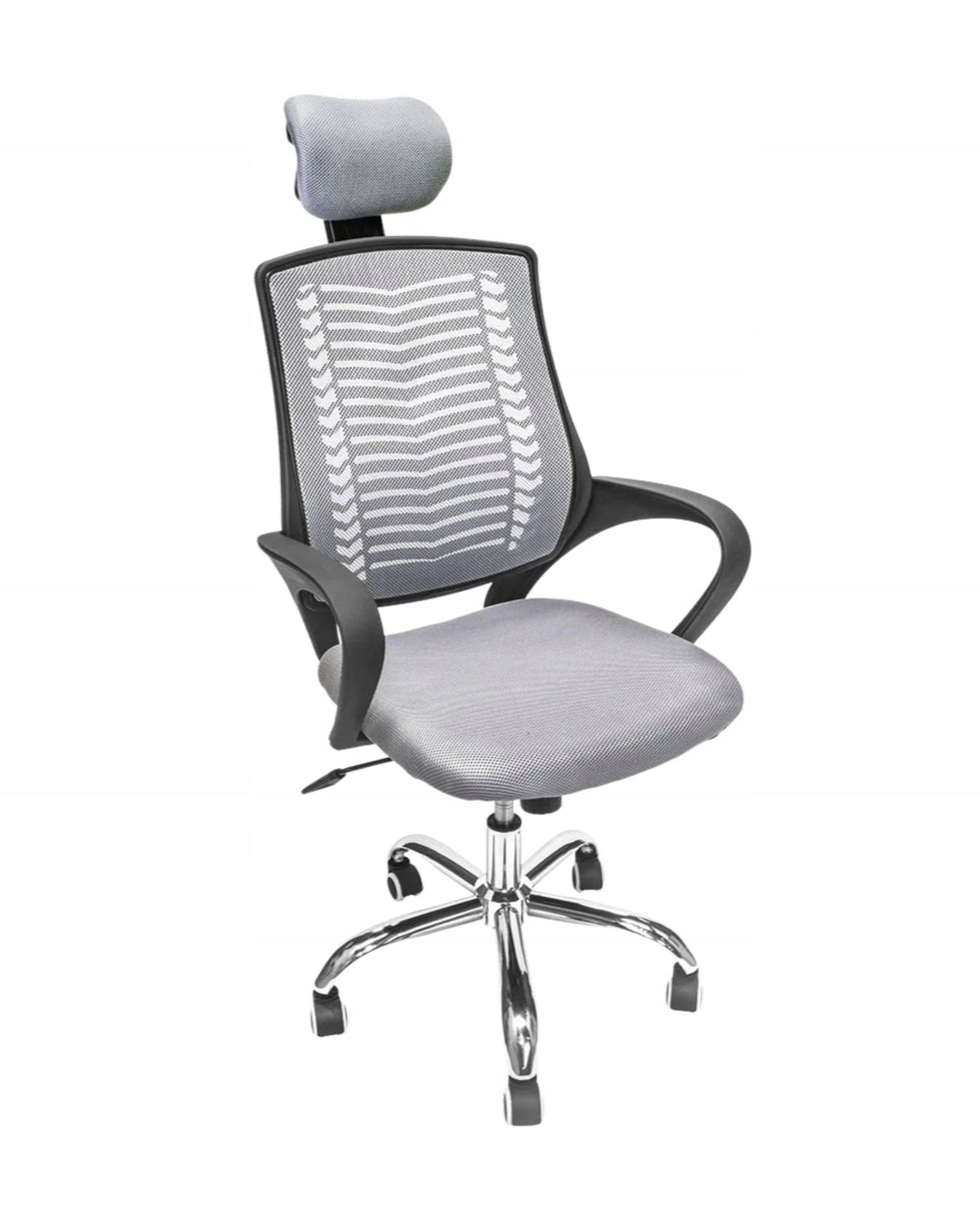 OFFICE CHAIR SWIVEL OFFICE CHAIR FOR DESK MICRO MESH GREY AIRIS Packaging status original