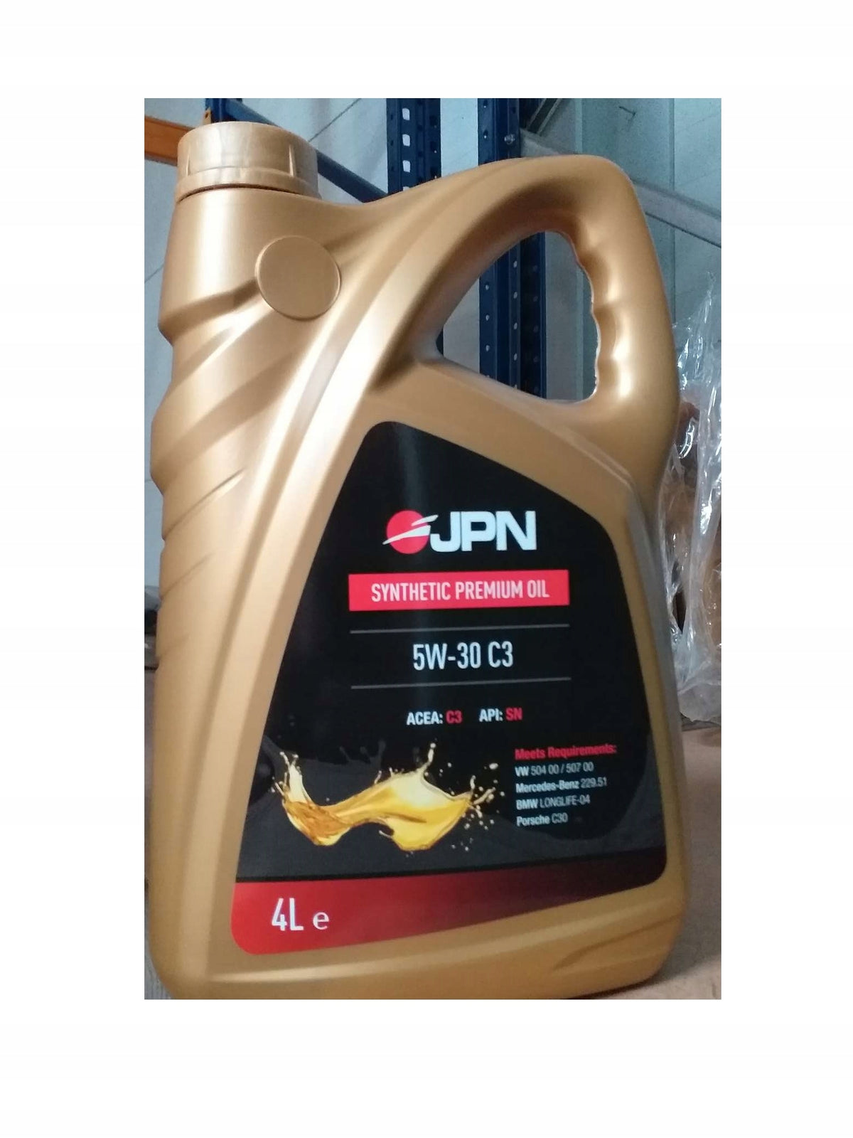 OIL 5W30 JPN SYNTHETIC PREMIUM OIL C3 4L