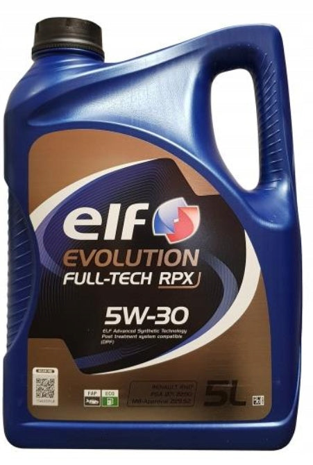 OIL ELF EVOLUTION FULL-TECH RPX 5W30 5L - REPLACES FULL-TECH R 5W30 5L