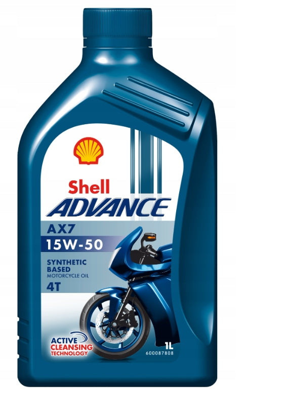OIL SHELL ADVANCE AX7 15W50 4T 1L