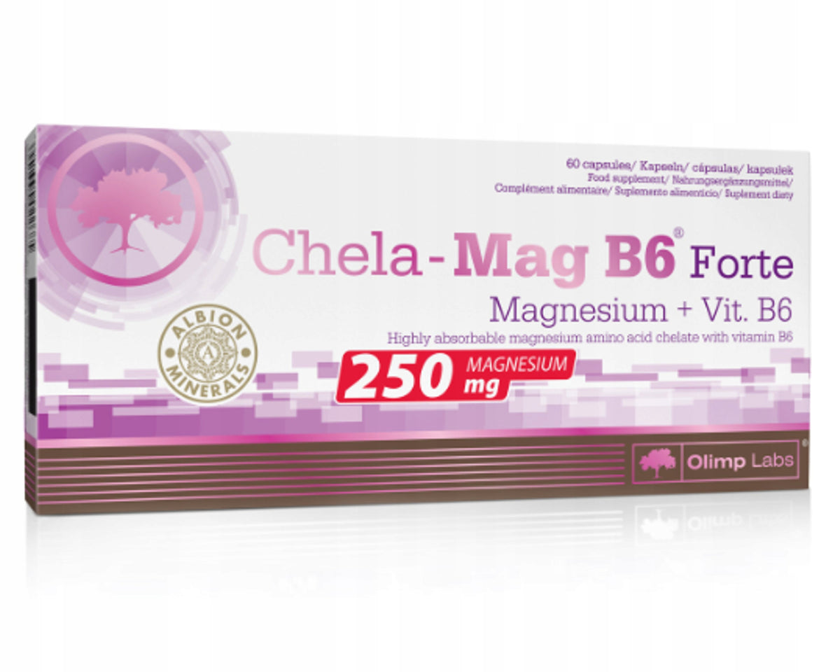 OLIMP CHELA-MAG B6 FORTE 60 k. STRONG MAGNESIUM CHELAT