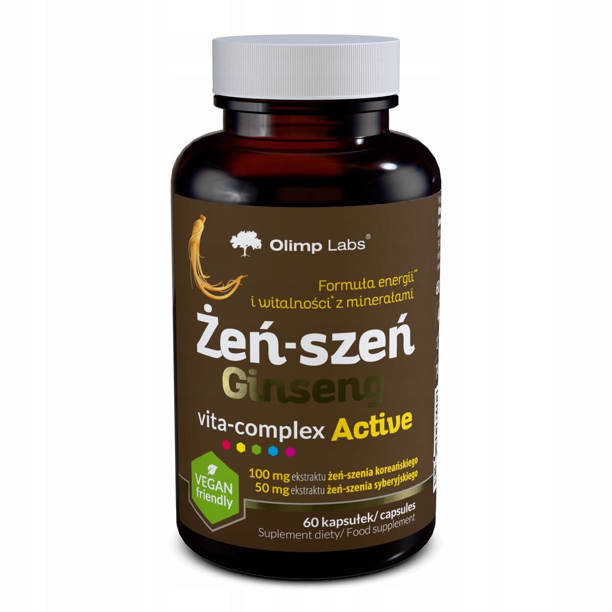 OLIMP GINSENG VITA-COMPLEX ACTIVE 60caps STRESS VITAMINS MINERALS