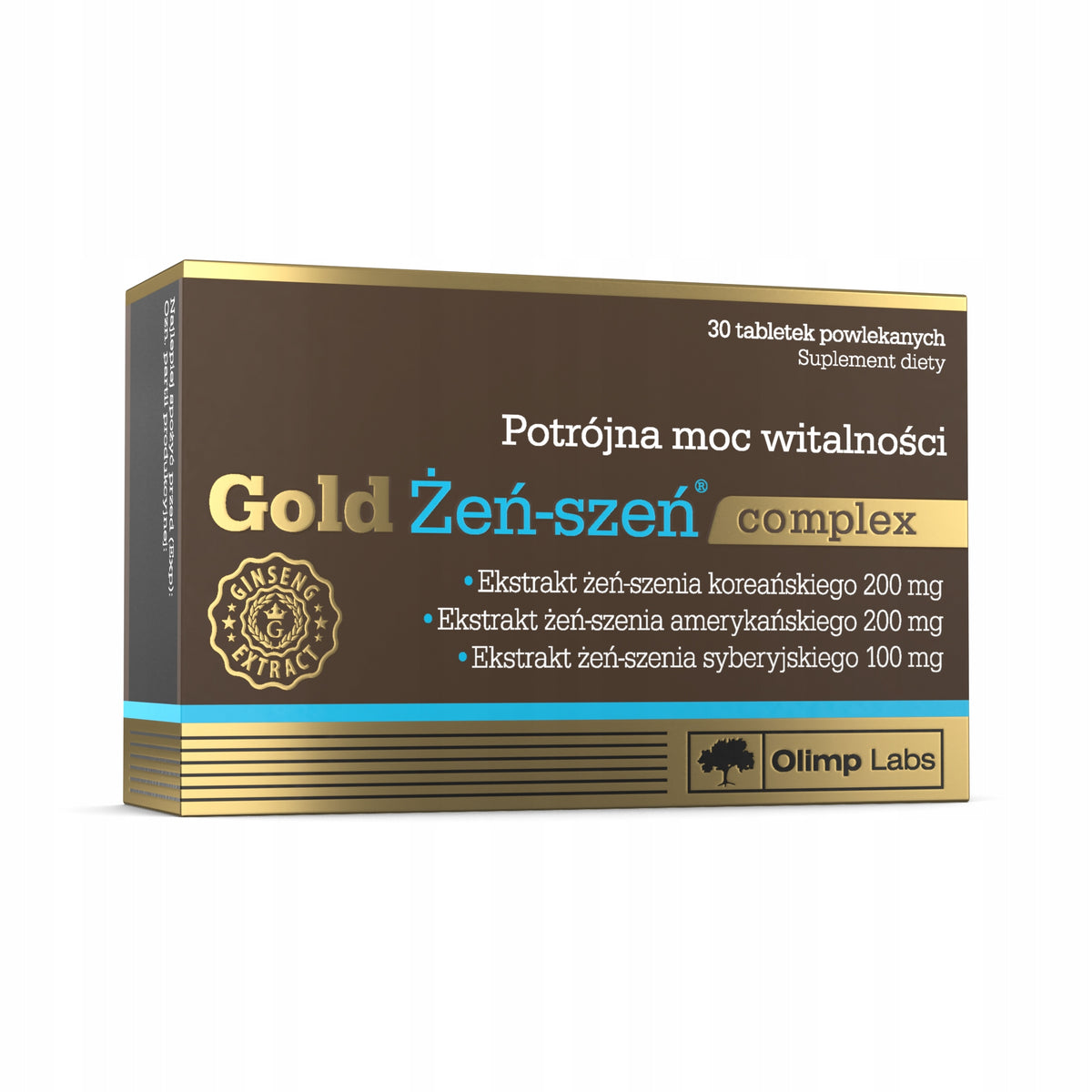 OLIMP GOLD GINSENG EXTRACT 2x 30tab STRESS MEMORY Manufacturer code 000