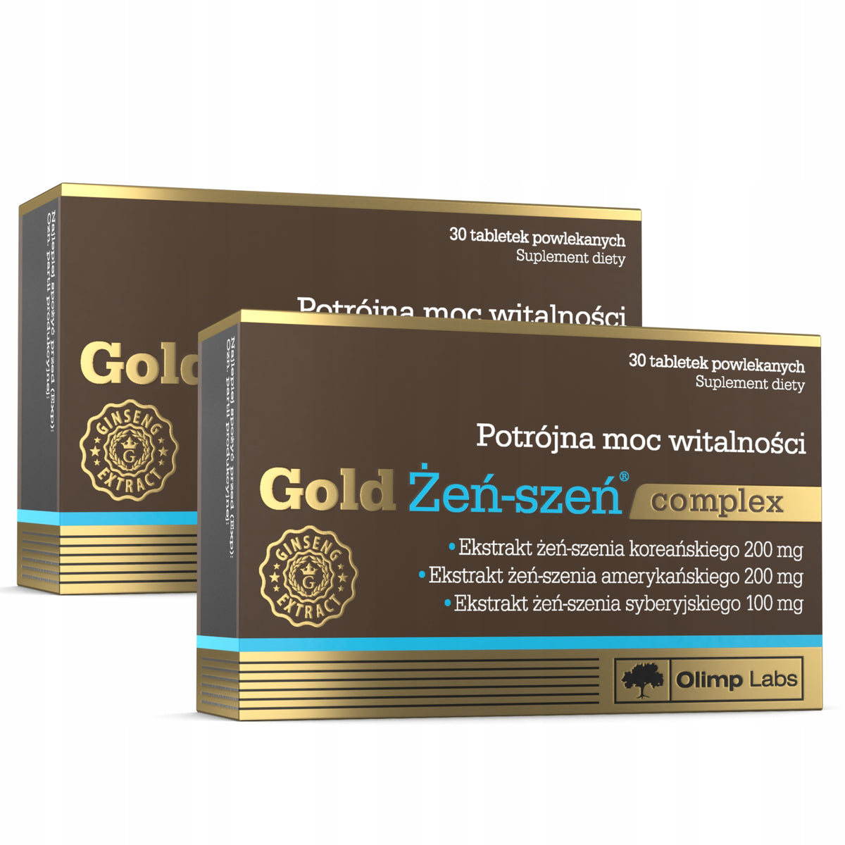OLIMP GOLD GINSENG EXTRACT 2x 30tab STRESS MEMORY