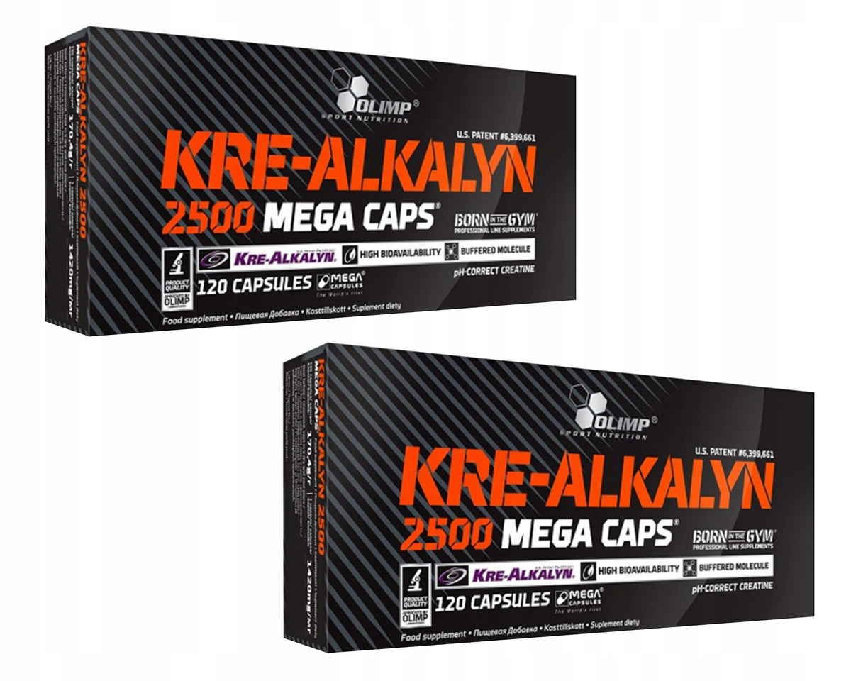 OLIMP KRE ALKALYN 2500 240 kaps. BUFFERED CREATINE STRENGTH ATP
