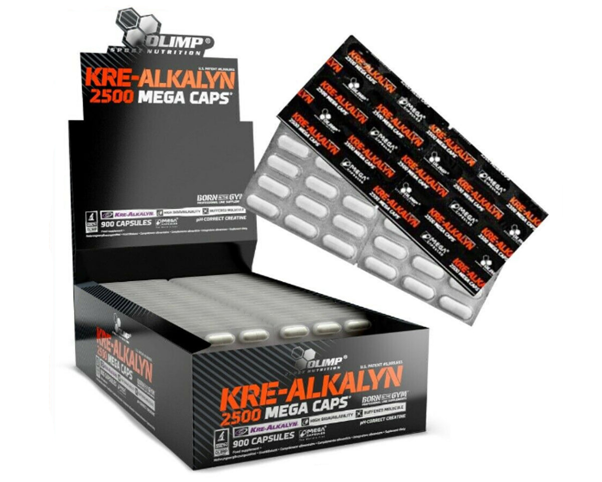 OLIMP KRE ALKALYN 2500 30 kaps. 1 BLISTER BUFFERED CREATINE STRENGTH MASS ATP