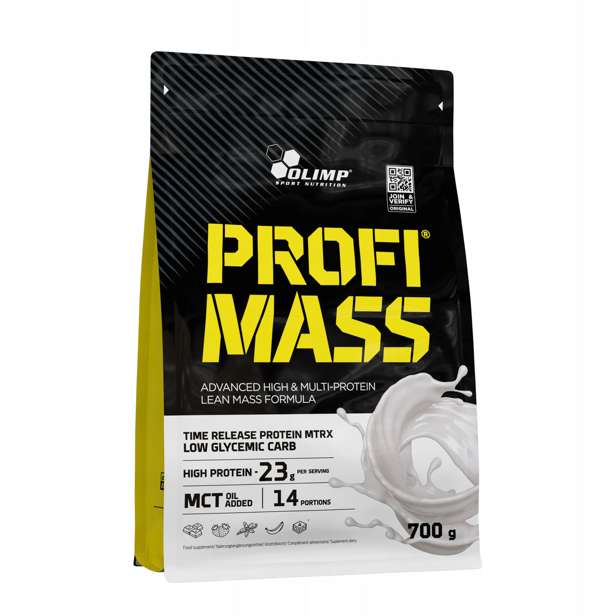 OLIMP PROFI MASS 700g BULK PROTEIN WPC WHEY WPI AMINO ACIDS CARBOHYDRATES