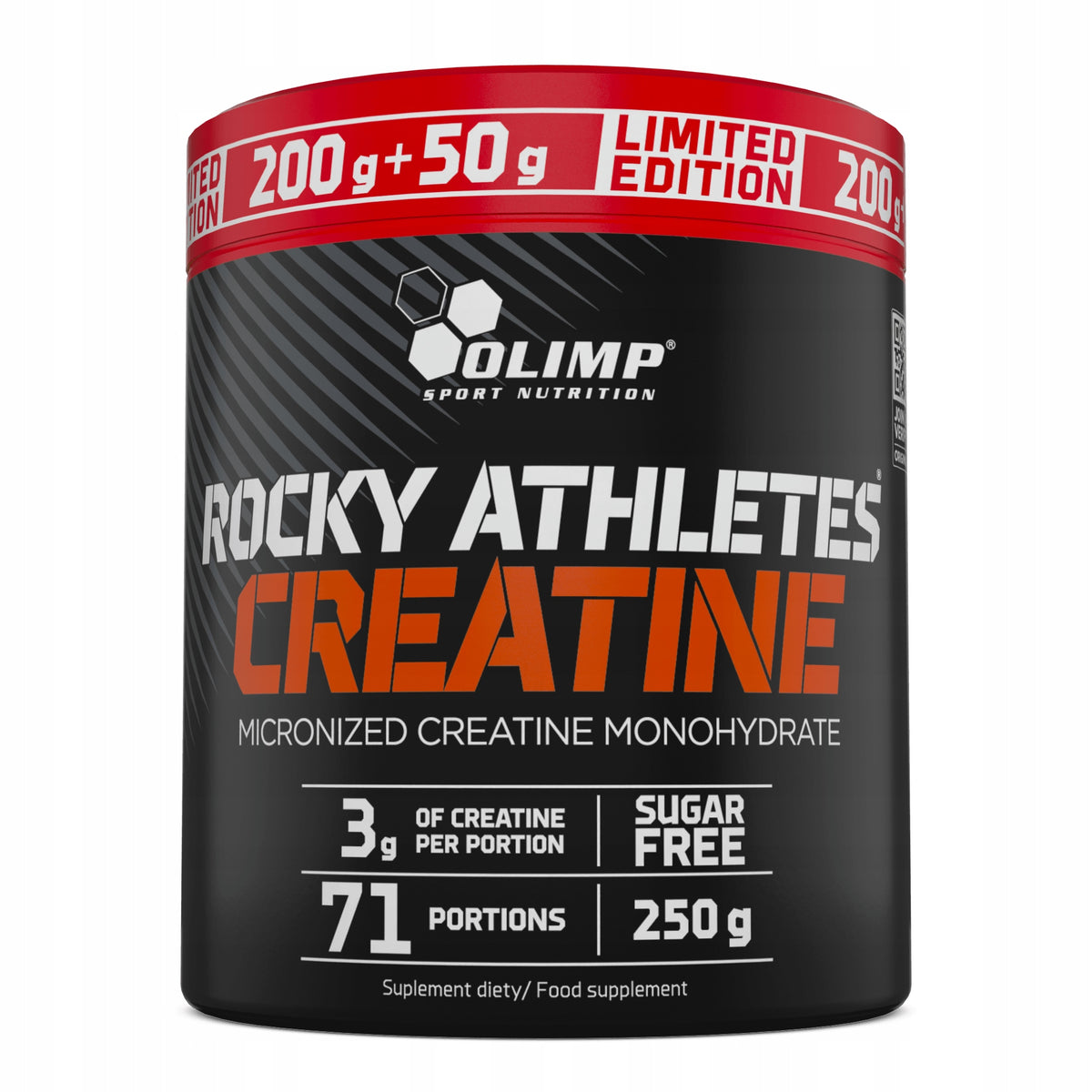 OLIMP ROCKY CREATINE 2x250g CREATINE MONOHYDRATE NATURAL MONO Packaging status original