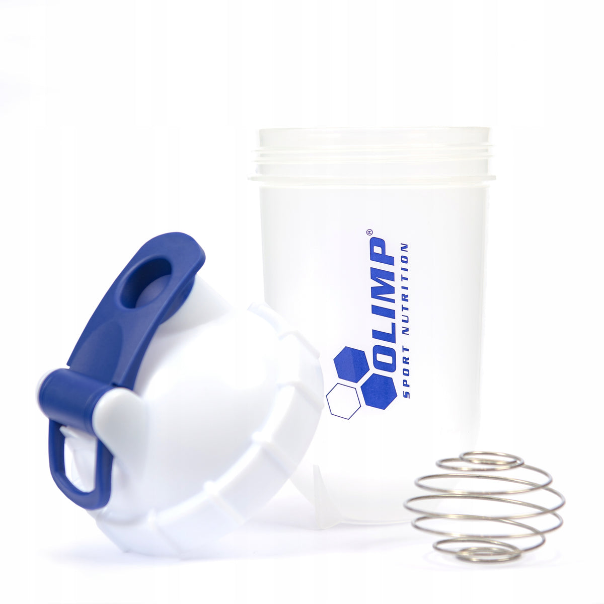 OLIMP SHAKER 500ml WATER BOTTLE PROTEIN SHAKER FOR CONDITIONERS Color white