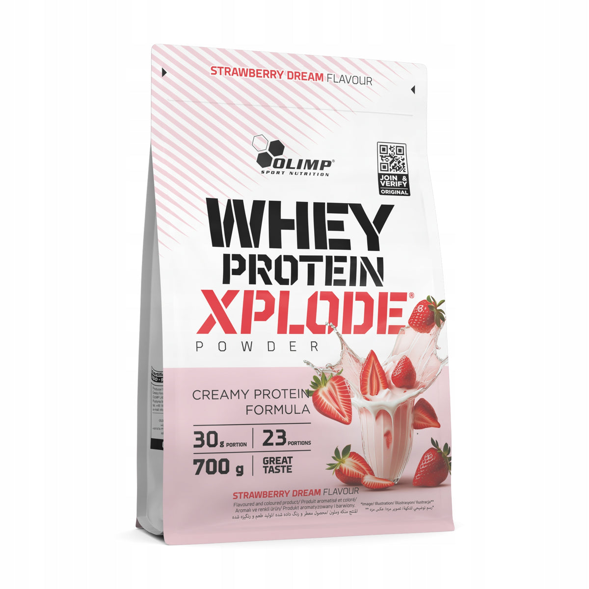 OLIMP WHEY PROTEIN XPLODE POWDER 2x700g PROTEIN SUPPLEMENT WPC Packaging status original