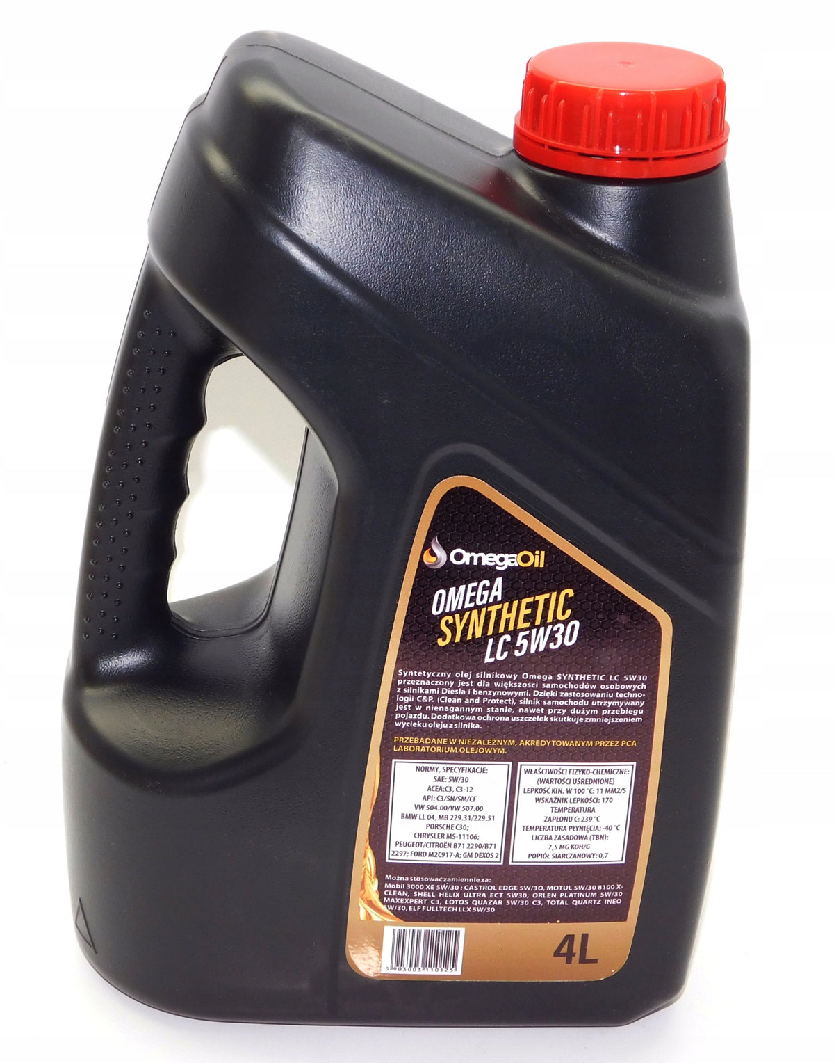OMEGA 5W30 4L SYNTHETIC LC DPF OIL Packaging volume 4 l