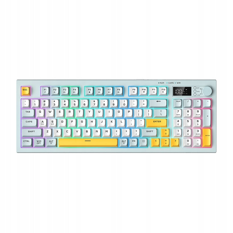 ONIKUMA G80 Gaming Keyboard Wireless OLED Screen RGB Backlight
