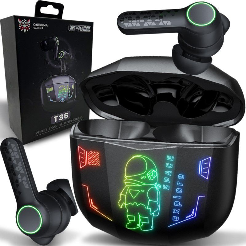 ONIKUMA T36 WIRELESS EARBUDS BT BLACK