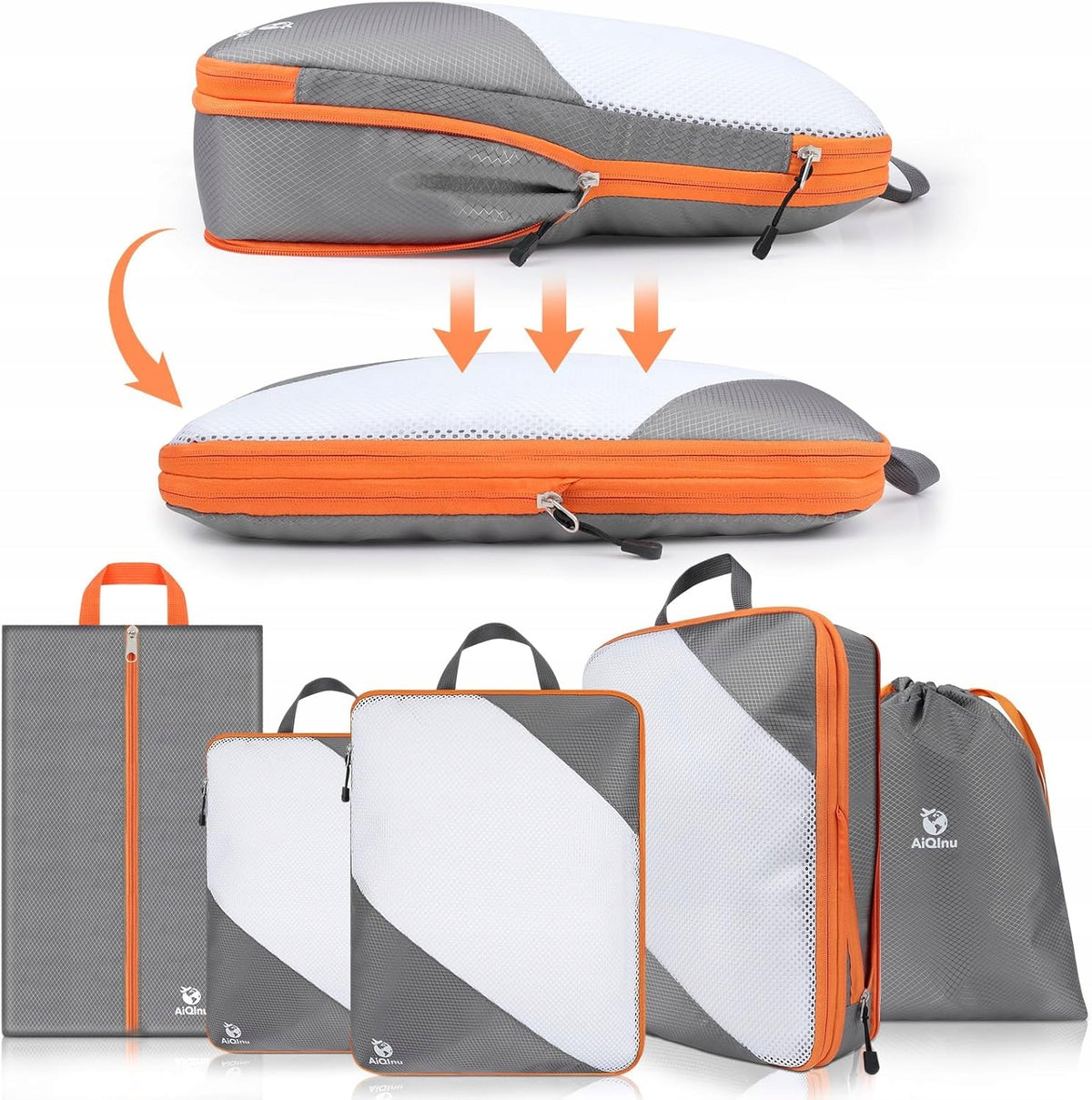 ORGANIZER SET OF ORGANIZERS FOR SUITCASE FOR HOLIDAYS TRIPS PERFECT ORDER