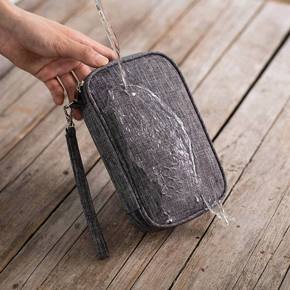 ORGANIZER TRAVEL CASE BAG CASE FOR CHARGERS CABLES ELECTRONICS Brand Raltek