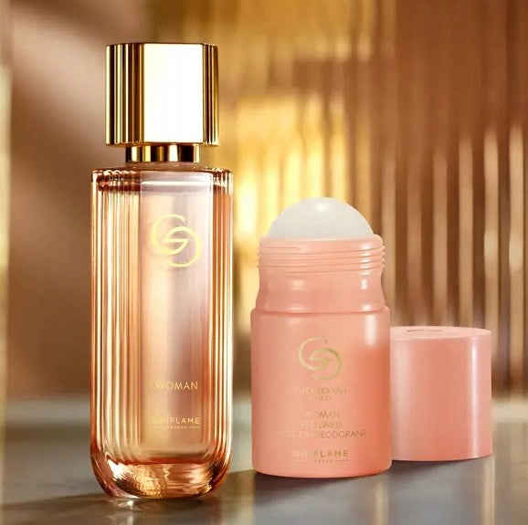 ORIFLAME Giordani Gold Woman Water Set + Ball Deodorant Manufacturer code 151028