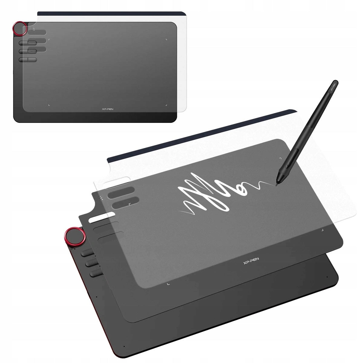 ORIGINAL PROTECTIVE FILM FOR GRAPHIC TABLET XP-PEN DECO 03 2 PCS