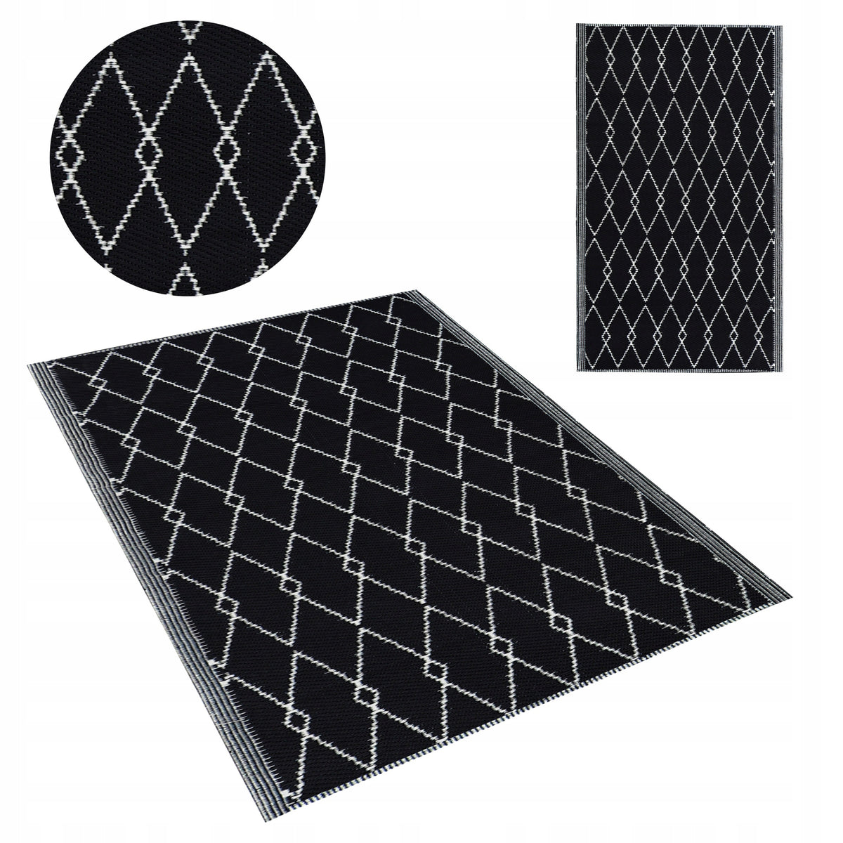 OUTDOOR CARPET 90x150 cm TERRACE WATERPROOF MAT FOR TERRACE BALCONY GARDEN