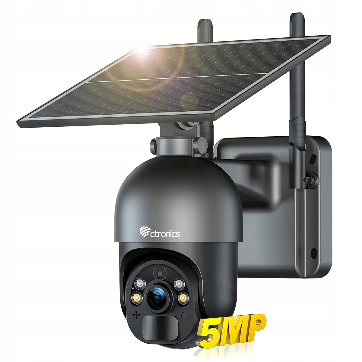 OUTDOOR SOLAR CAMERA ROTARY WIFI 5MP BATTERY 8000mAh 4x ZOOM 6W