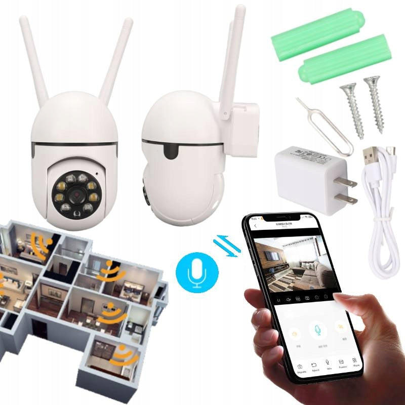 OUTDOOR WI-FI CAMERA 1080P 2.4GHz ANDROID IOS