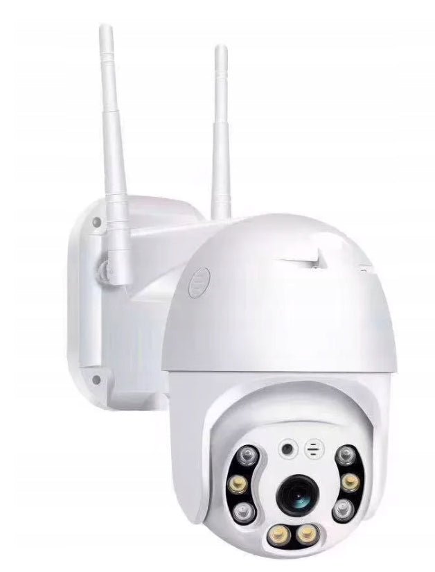 OUTDOOR WIFI CAMERA 5MP ULTRA HD ROTATING 6X ZOOM ICSEE Packaging status original