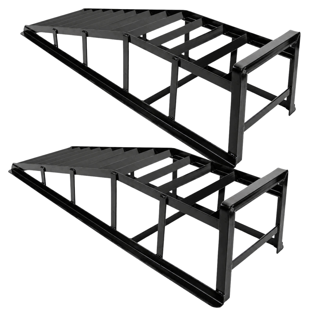 OVERRUN CAR RAMP DRIVEWAY STEEL LIFT LARGE STRONG 3T 2 PIECES Brand Aptel