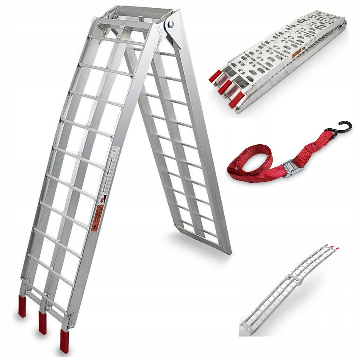 OVERRUN RAMP 1X ALUMINIUM 1 PIECE FOLDABLE LIGHTWEIGHT 340 KG