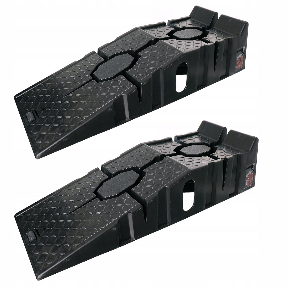 OVERRUN RAMPS 2 PCS LIFTING CAPACITY UP TO 3T HEIGHT 17CM NON-SLIP STOP