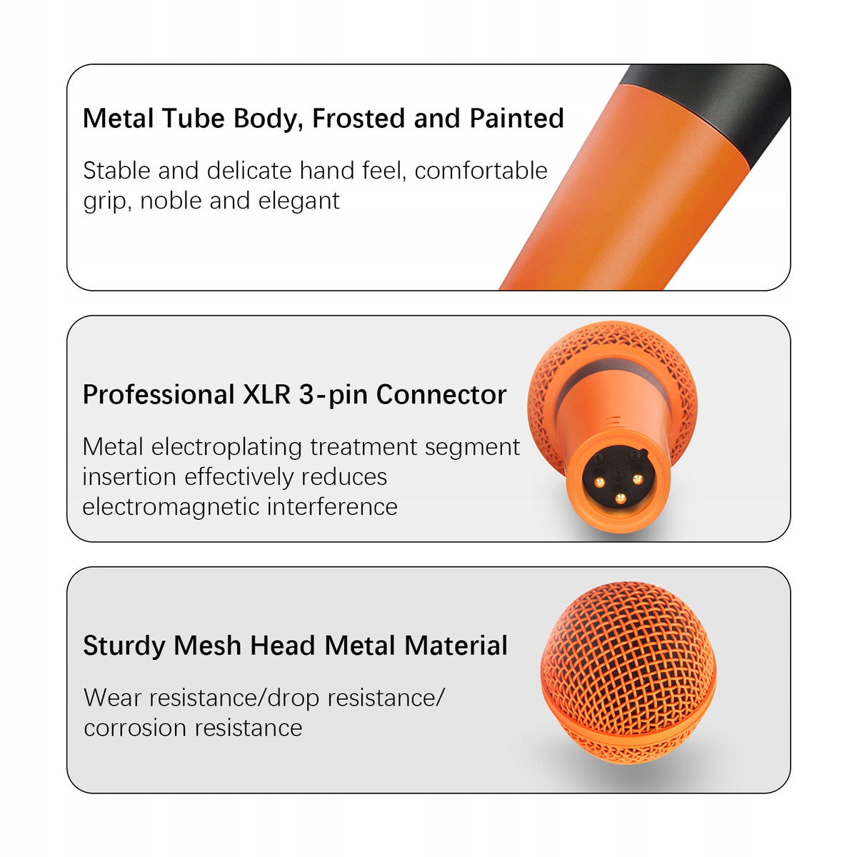Occupation Dynamic Wired Microphone MIC Dynamic Handheld Microphone 3L