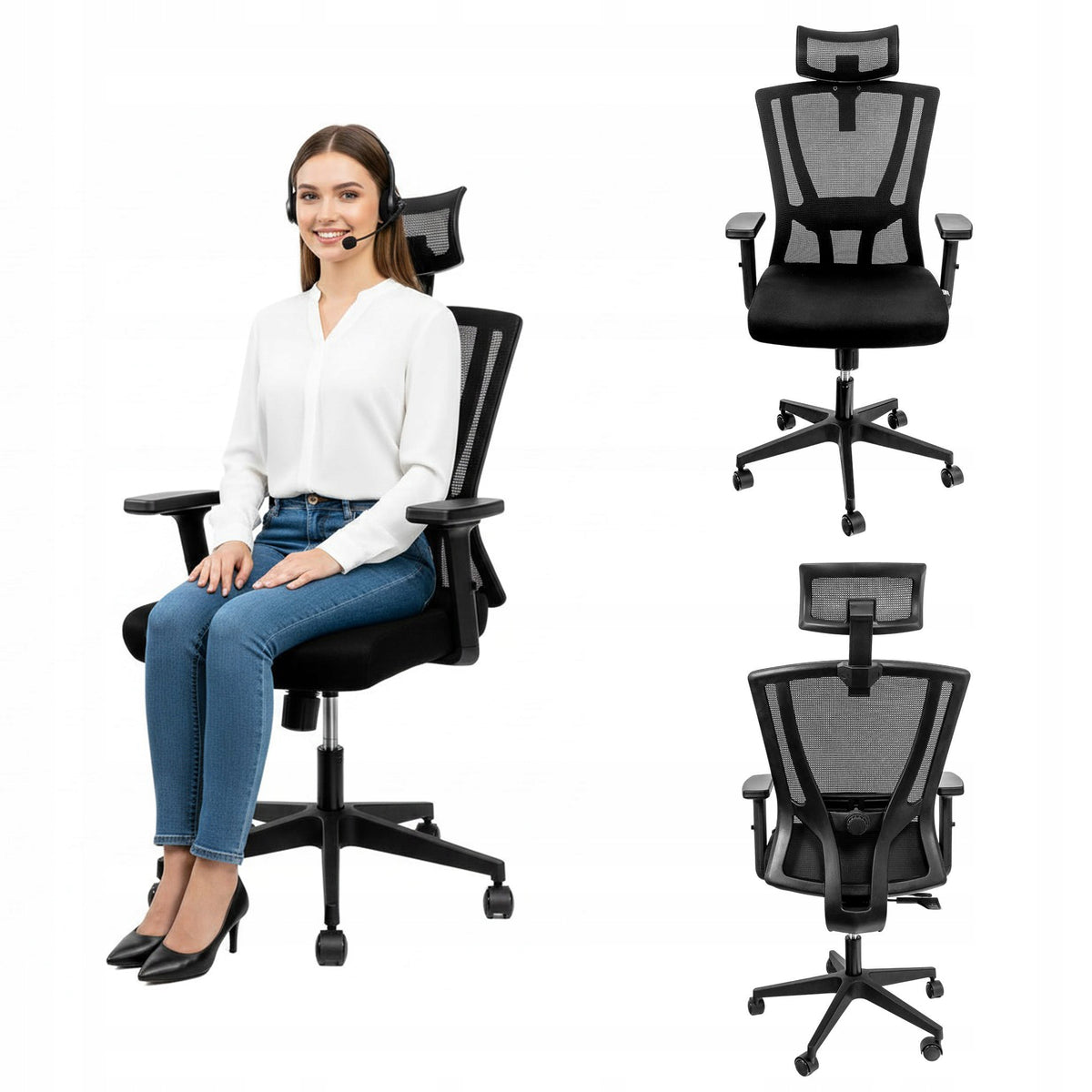 Office Chair Ergonomic FURVERO Swivel Adjustable Zenith