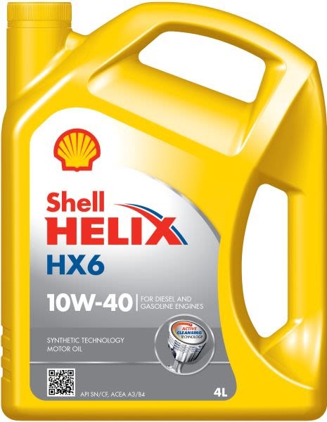 Oil Shell Helix HX6 10W-40 4L