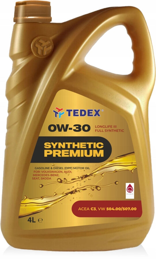 Oil Tedex Synthetic Premium C3 0W30 4L