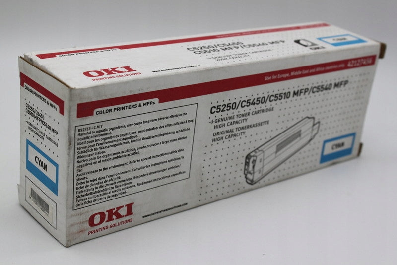Oki C5450 p/n 42127456 cyan toner original Manufacturer OKI