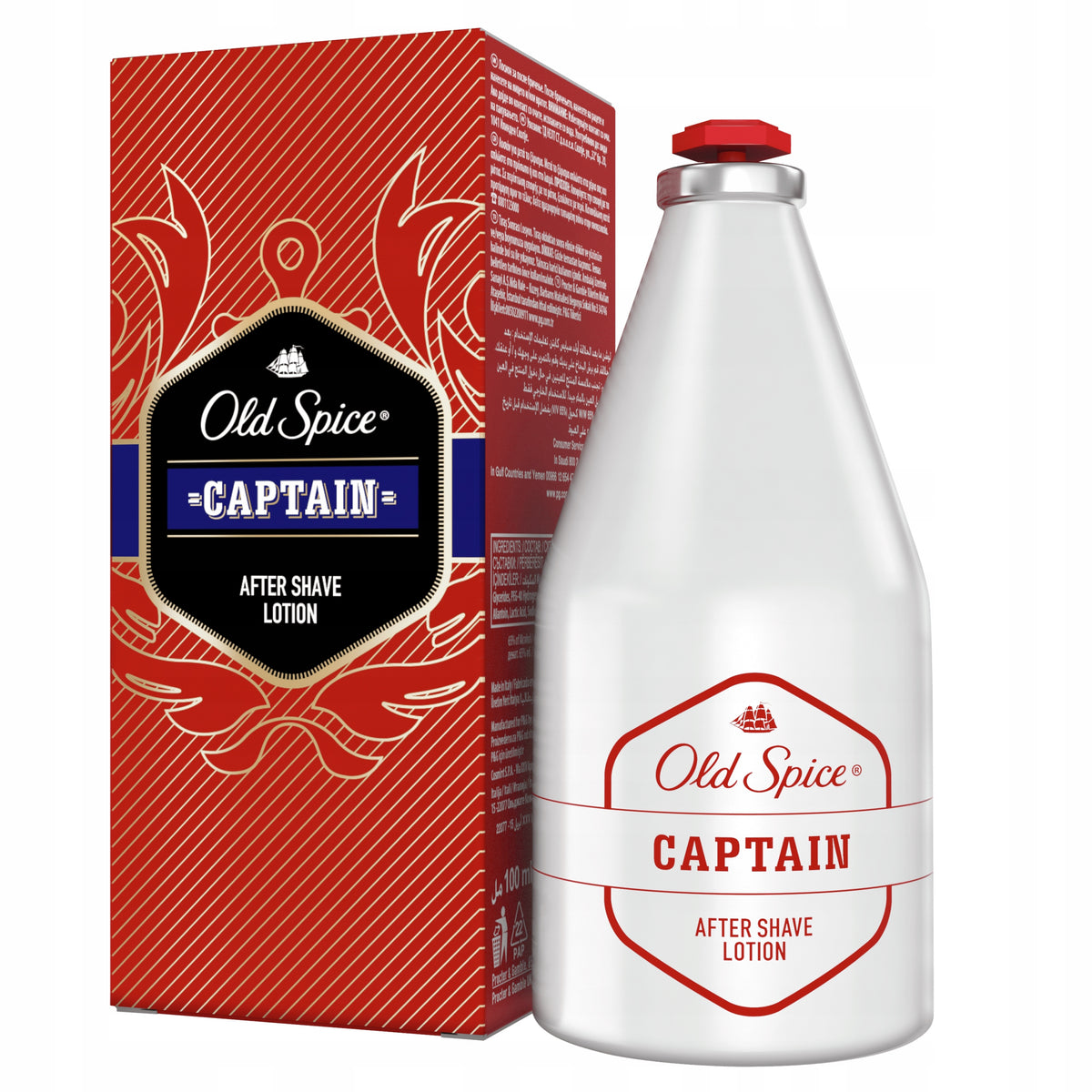 Old Spice liquid, aftershave 100 ml Captain