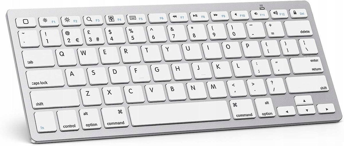 Omoton KB066 Ultra-thin Bluetooth Keyboard White QWERTZ
