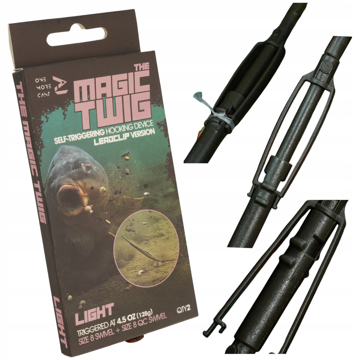 One More Cast Magic Twig Lead Clip Light