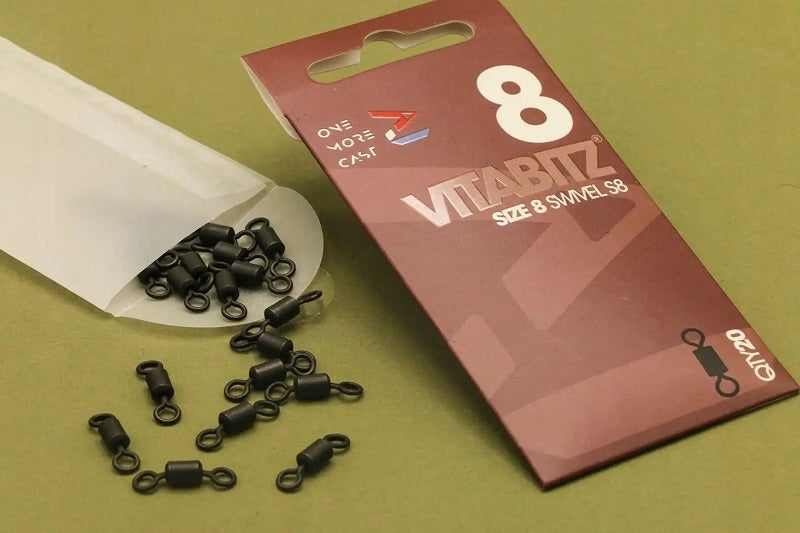 One More Cast Vitabitz Size 8 Swivels- carp swivels