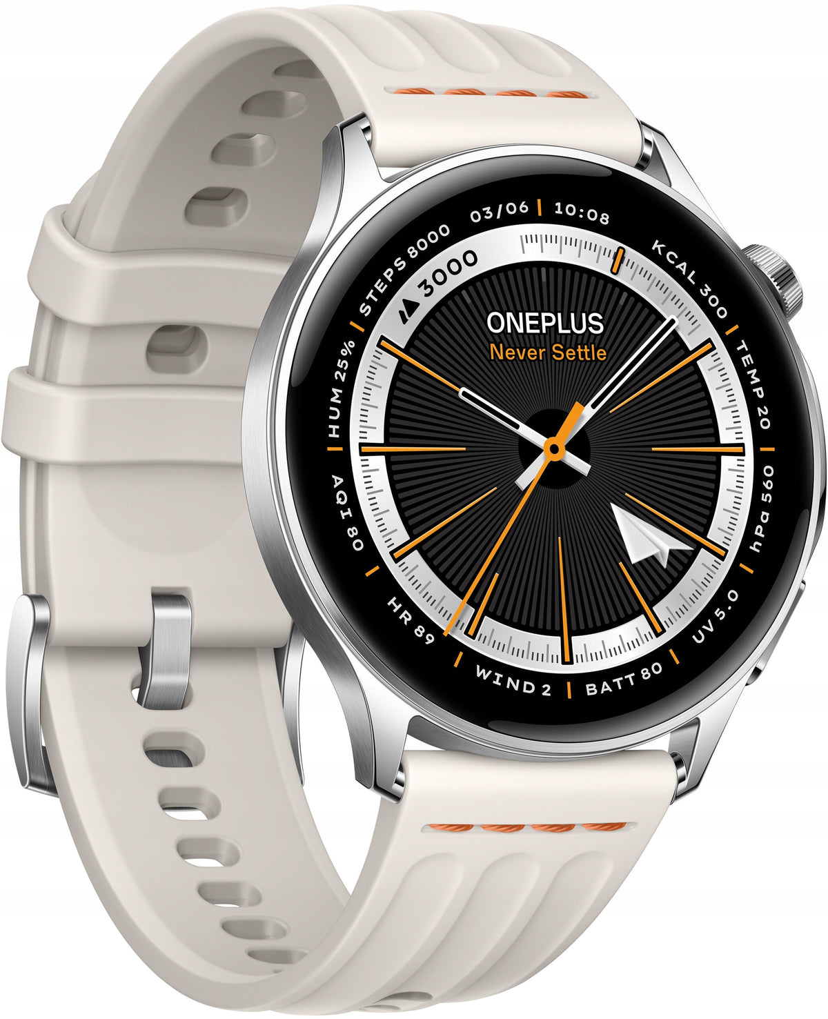 OnePlus Watch Lite silver smartwatch Packaging status original