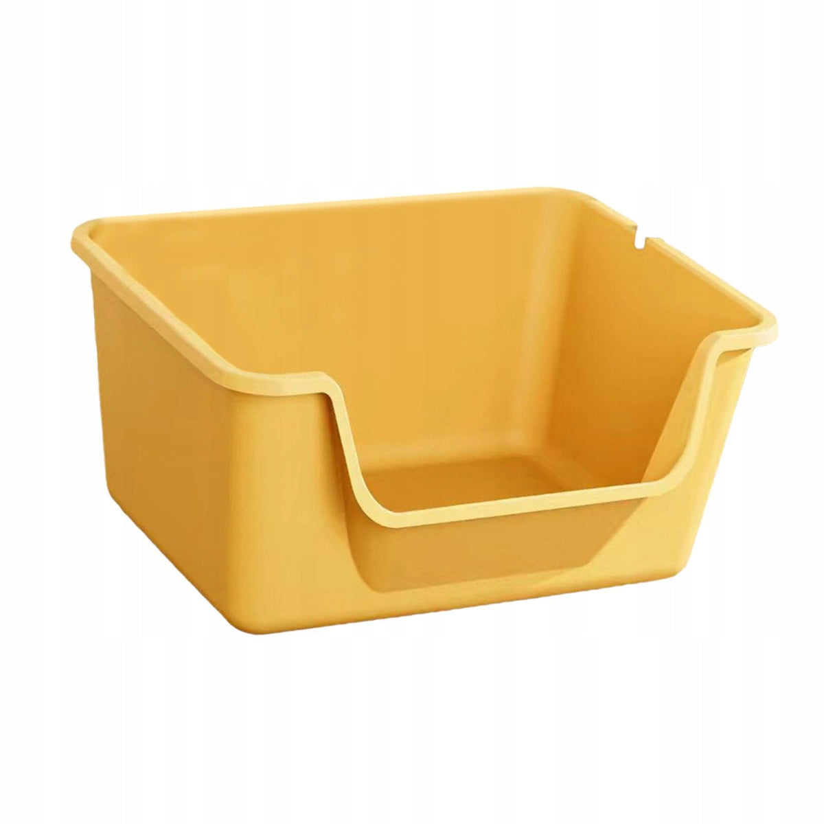 Open Cat Litter Box Portable Anti Splashing Cat Litter Basin Cat orange