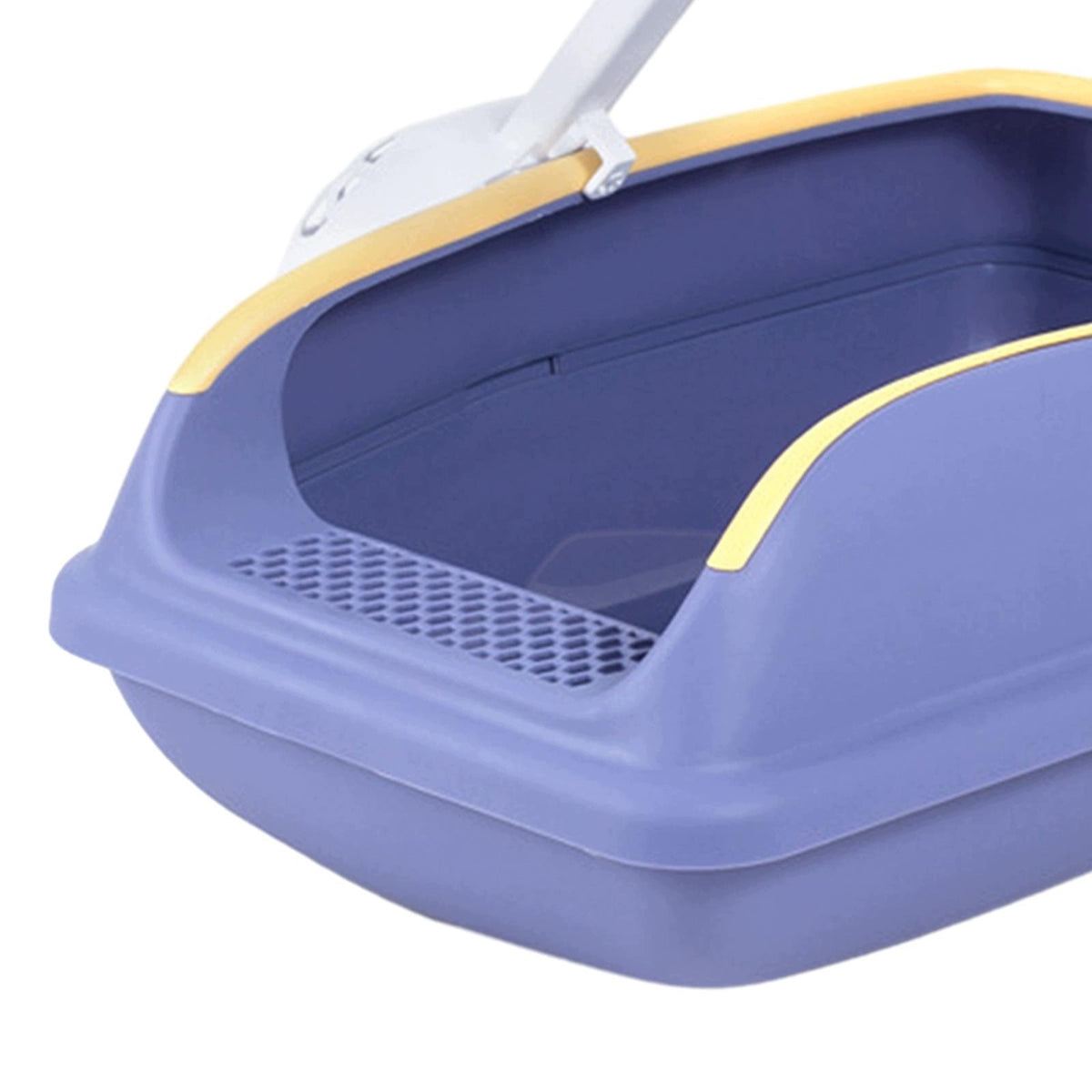 Open Top Cat Litter Box Cat Litter Container Easily Clean Kitten S Violet Packaging status original