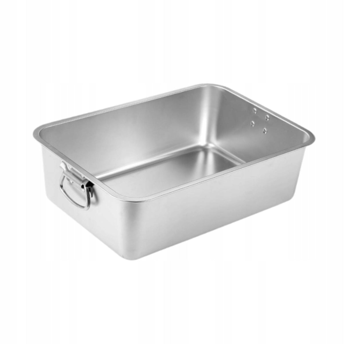 Open Top Litter Box Stainless Steel Sturdy Splashproof Portable Pet M Packaging status original