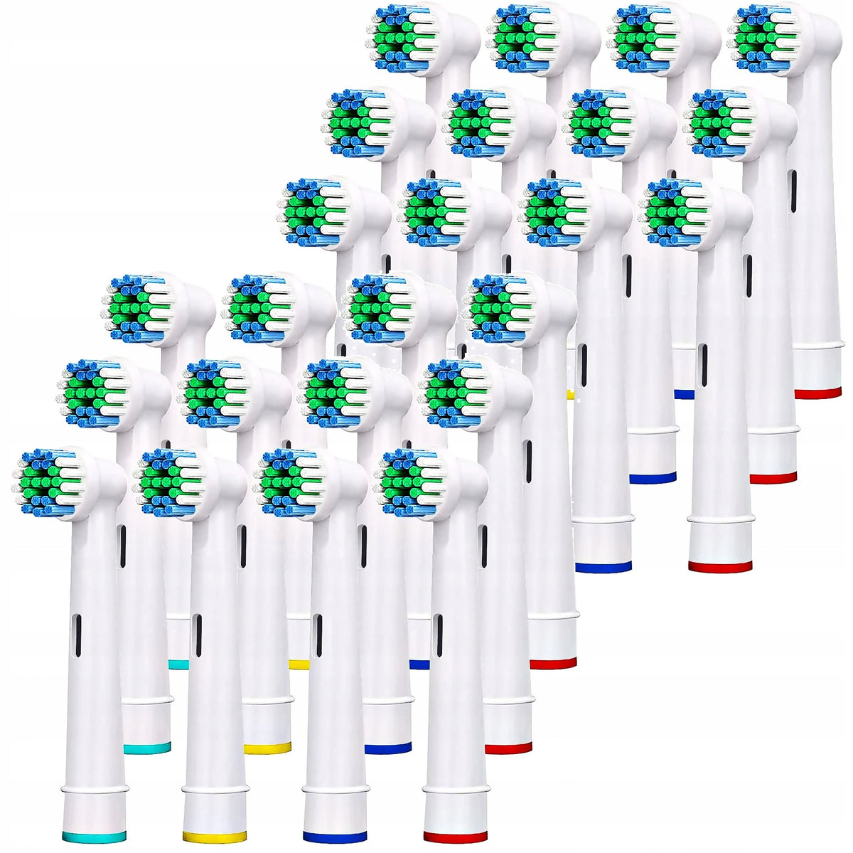 Oral Toothbrush Tips Replacements 24pcs Soft Clean Precision