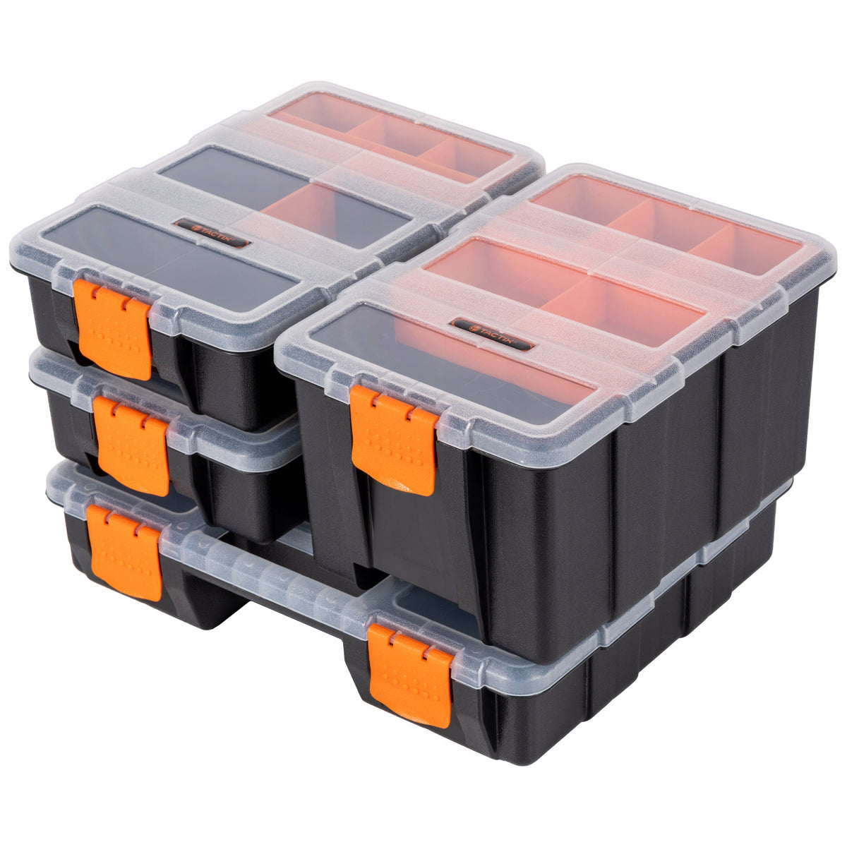 Organizer workshop container 4in1 Lockable PP SET Tactix