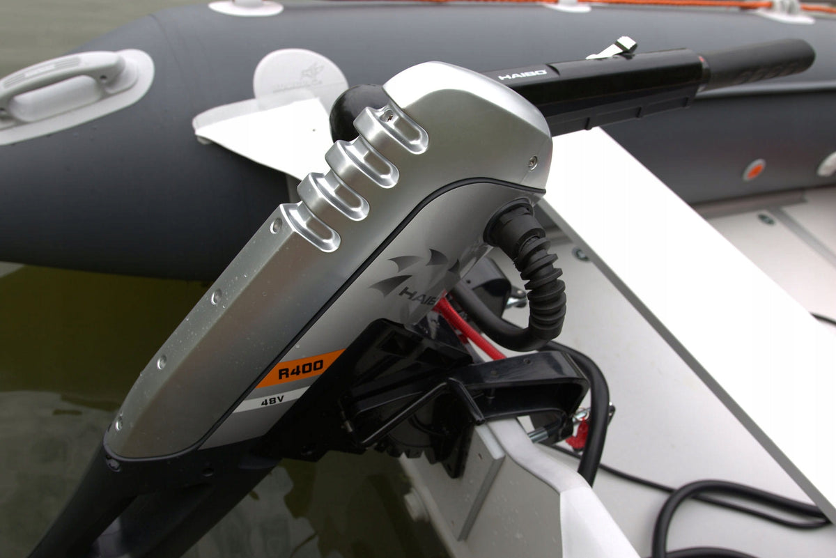 Outboard Electric Motor Kit Haibo R400 LiFePO4 100Ah Batteries Manufacturer code R400 + Koyo LifePo4 + KT-04 + DL-1200