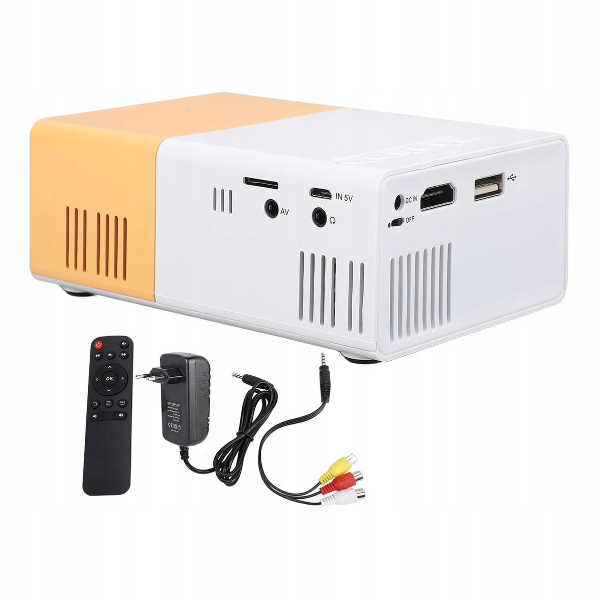 Outdoor Film Projector for Home Theater, Portable Mini Projector Packaging status original