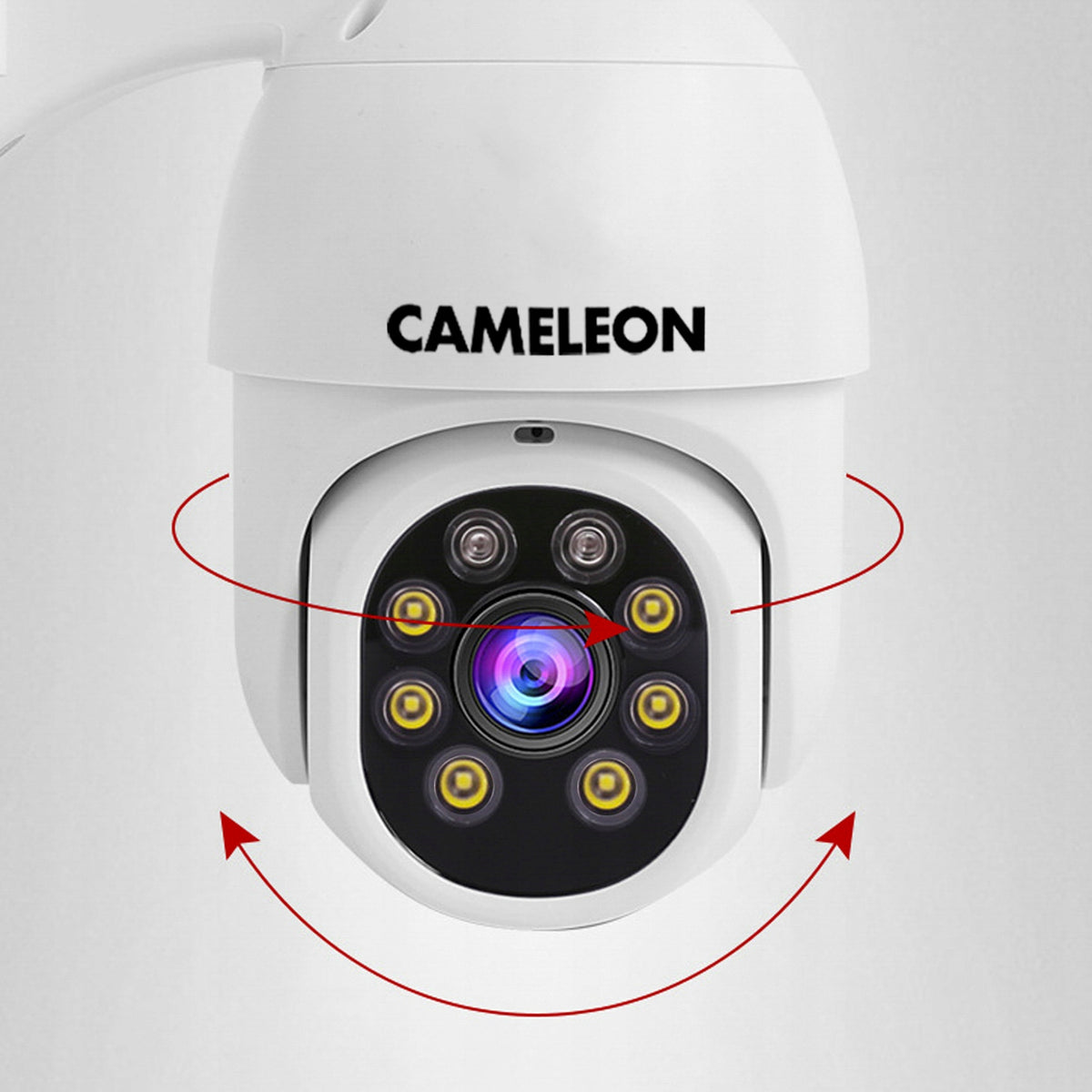 Outdoor MONITORING CAMERA 2MPX Rotating WiFi Tuya LED Alarm App Packaging status original